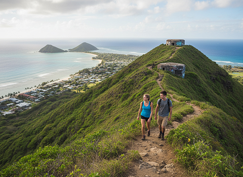 Lanikai Pillbox Kaiwa Ridge Trail